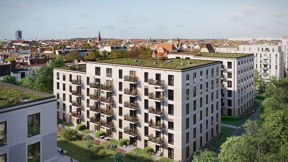 Modern residential quarter